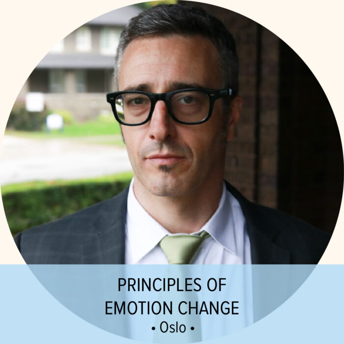 Principles of emotion change Antonio Pascual Leone Oslo
