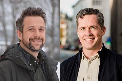 Filip Myhre og Jan Reidar Stiegler